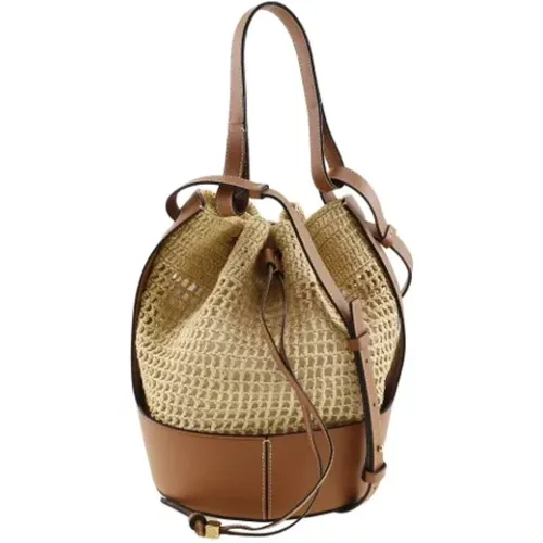 Pre-owned Raffia shoulder-bags , female, Sizes: ONE SIZE - Loewe Pre-owned - Modalova