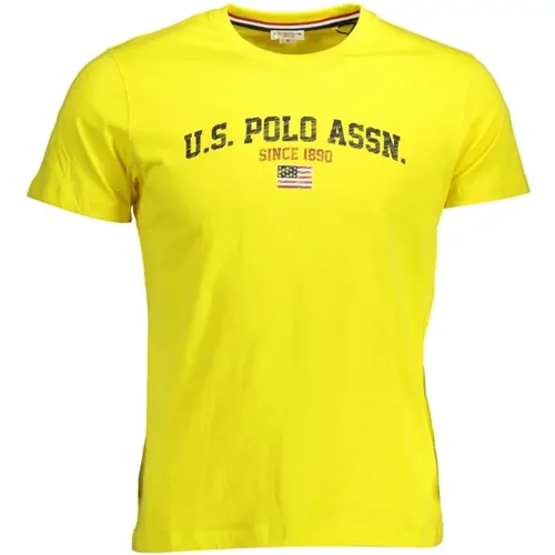Gelbes Logo T-Shirt Crew Neck - U.s. Polo Assn. - Modalova