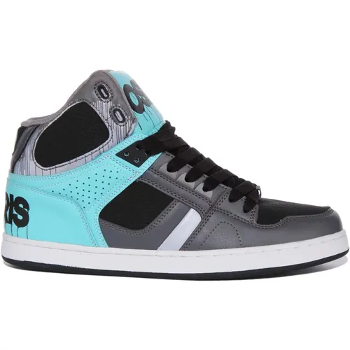 NYC 83 CLK Skate Shoe Black Blue , male, Sizes: 8 1/2 UK - Osiris - Modalova