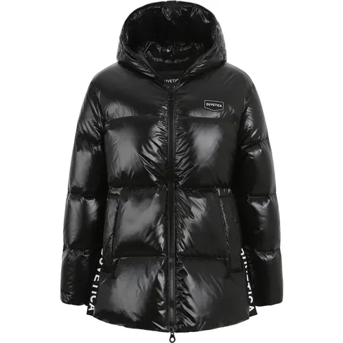 Hooded Down Jacket for Women , female, Sizes: XL - duvetica - Modalova