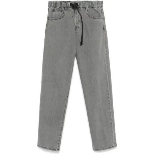 Grey Denim Trousers Elasticated Waist , male, Sizes: M, XL, XS, S - White Sand - Modalova