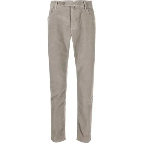 Slim Grey Jeans Classic Design , male, Sizes: W34, W33, W38 - Incotex - Modalova