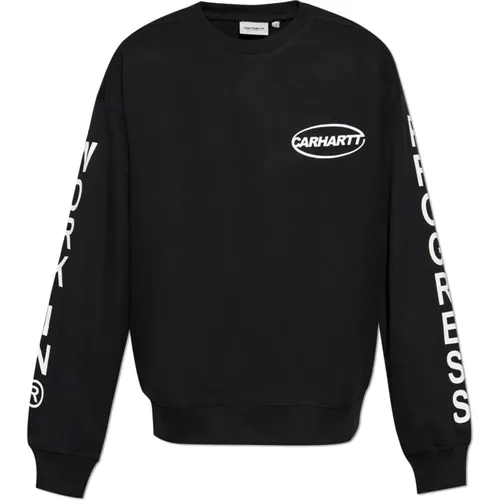 Sweatshirt mit bedrucktem Logo - Carhartt WIP - Modalova