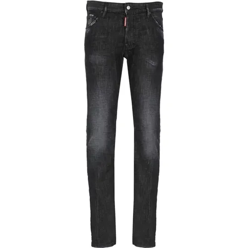 Slim-Fit Cotton Jeans for Men , male, Sizes: XL, 2XL, M, L - Dsquared2 - Modalova