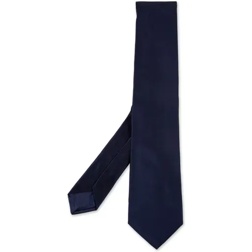 Silk Tie Plain Style , male, Sizes: ONE SIZE - Kiton - Modalova