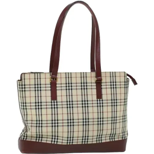 Pre-owned Canvas totes , female, Sizes: ONE SIZE - Burberry Vintage - Modalova