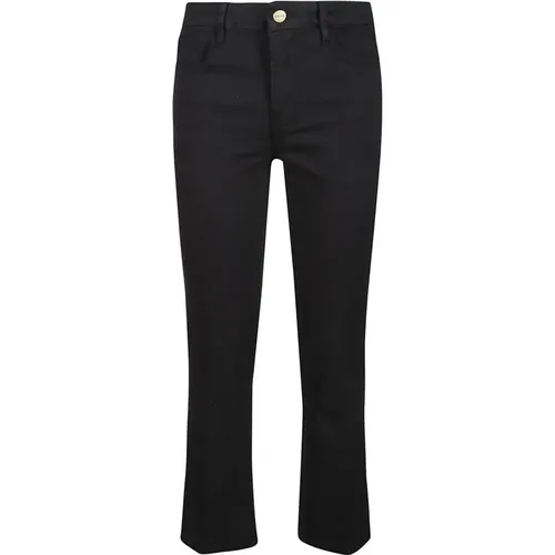 LE Crop Mini Boot Jeans , female, Sizes: W26 - Frame - Modalova
