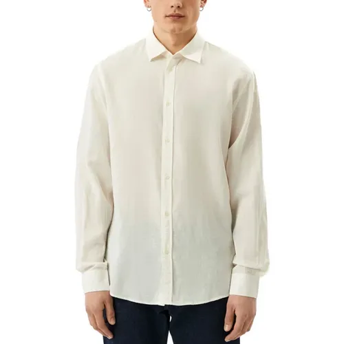 Long Model Linen Shirt , male, Sizes: S, M, XS - Liu Jo - Modalova