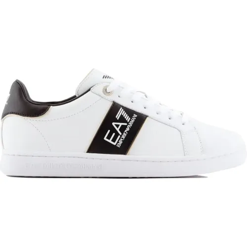 Simple and ersatile Leather Sneakers , male, Sizes: 8 UK, 8 2/3 UK, 12 UK, 11 1/3 UK, 9 1/3 UK, 7 1/3 UK, 10 2/3 UK, 10 UK - Emporio Armani EA7 - Modalova