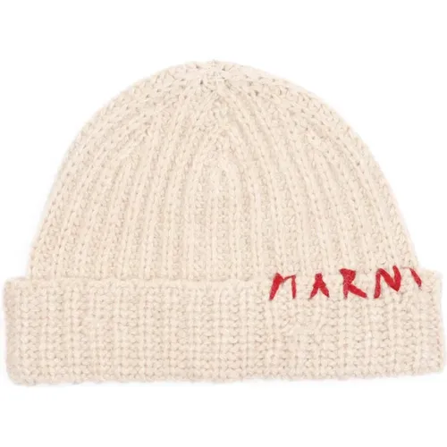 Moccasin Hats for Stylish Headwear , male, Sizes: S, L, M - Marni - Modalova