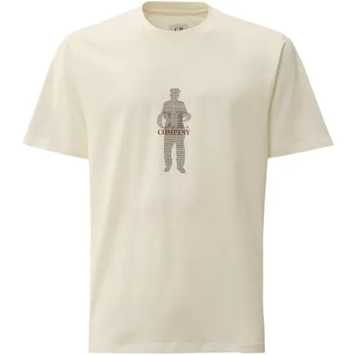 Waffled British Sailor T-Shirt , male, Sizes: 2XL, XL, L - C.P. Company - Modalova