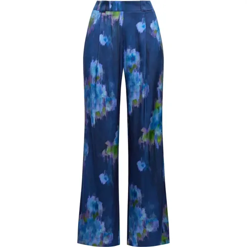 Silky Bouquet Trousers , female, Sizes: M, S, L - Maliparmi - Modalova