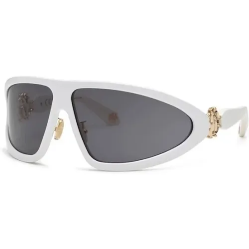 Smoke Sunglasses Src042 04Ao , unisex, Sizes: ONE SIZE - Roberto Cavalli - Modalova