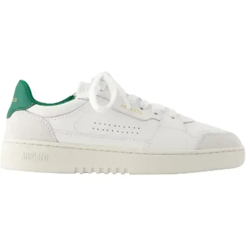 Weiße/Grüne Ledersneaker - Axel Arigato - Modalova