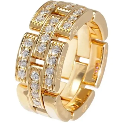 Pre-owned Gold rings , female, Sizes: ONE SIZE - Cartier Vintage - Modalova