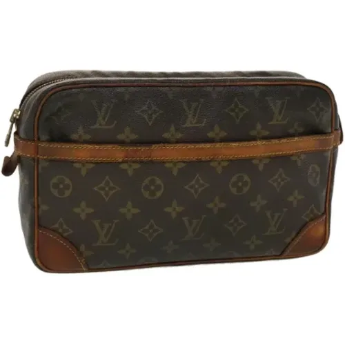 Pre-owned Canvas clutches , female, Sizes: ONE SIZE - Louis Vuitton Vintage - Modalova