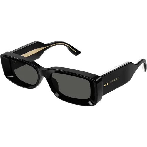 Grey Sunglasses , female, Sizes: 53 MM - Gucci - Modalova