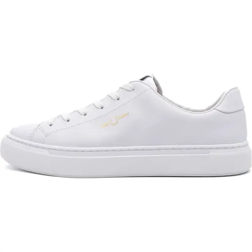 Fp B71 Leder-Sneakers In Weiss , Herren, Größe: 40 EU - Fred Perry - Modalova