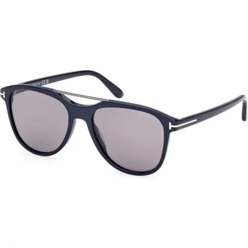 Smoke Mirror Sunglasses Damian-02 Ft1098 , male, Sizes: 54 MM - Tom Ford - Modalova