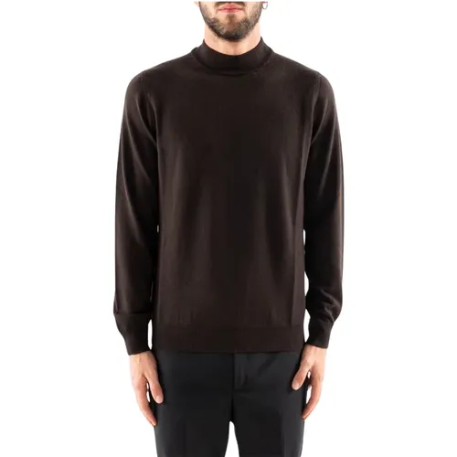 Turtleneck Jumpers in Extrafine Wool , male, Sizes: 4XL, L, S - Corsinelabedoli - Modalova