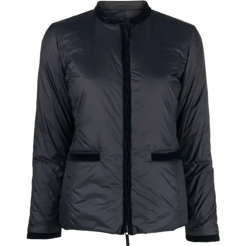 Quilted Zip-Up Jacket , female, Sizes: 2XS, M, S, L - Emporio Armani - Modalova