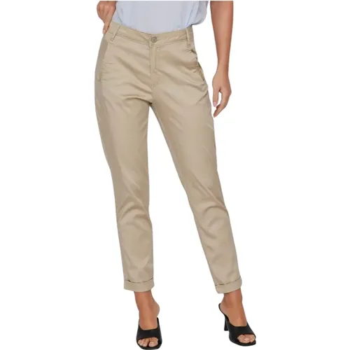 Damen Chino Hose , Damen, Größe: XS - Vila - Modalova