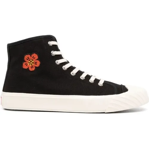 Floral High Top Sneakers , male, Sizes: 5 UK - Kenzo - Modalova