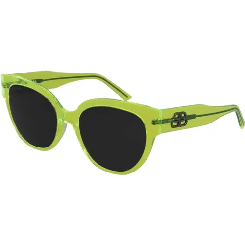 Ultra slim fluor sunglasses , female, Sizes: 55 MM - Balenciaga - Modalova