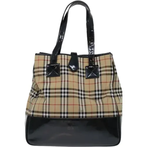 Pre-owned Canvas shoulder-bags , female, Sizes: ONE SIZE - Burberry Vintage - Modalova