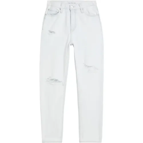 Helle Denim Mom Jeans , Damen, Größe: W29 L28 - Calvin Klein - Modalova