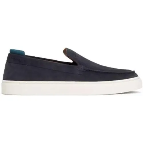 Casual Wildleder Loafer , Herren, Größe: 45 EU - Tommy Hilfiger - Modalova