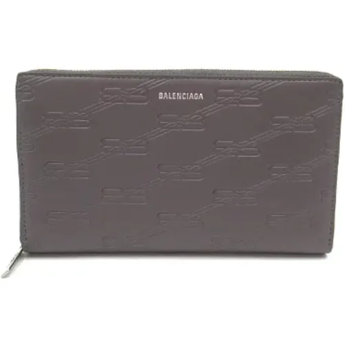 Pre-owned Leather wallets , female, Sizes: ONE SIZE - Balenciaga Vintage - Modalova