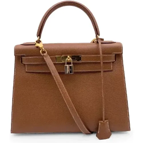 Pre-owned Leather handbags , female, Sizes: ONE SIZE - Hermès Vintage - Modalova