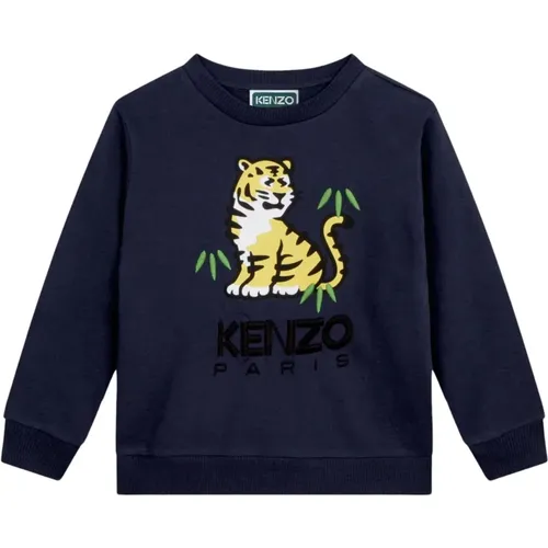 Blauer Tigerpullover Kenzo - Kenzo - Modalova