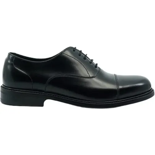 Herrenschuhe aus Leder - Art. 4235 Nero - UK 7.5 , Herren, Größe: 40 EU - Berwick - Modalova