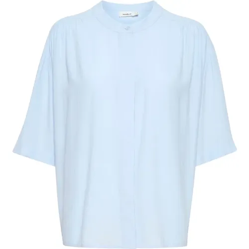 Elegant Short Sleeve Blouse Skyway , female, Sizes: 2XL, XL, L, M, S - Soaked in Luxury - Modalova