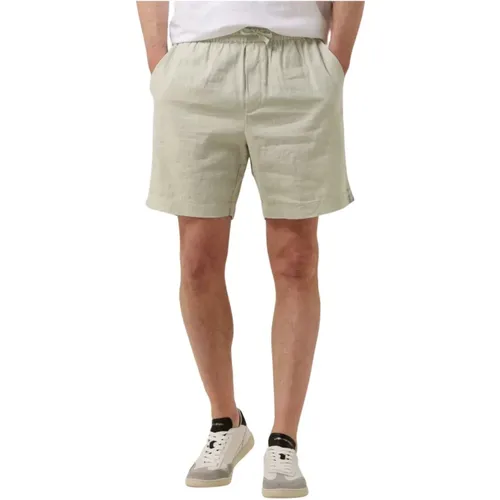 Leinen Shorts für den Sommer , Herren, Größe: S - Woodbird - Modalova