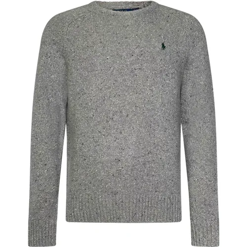 Herrenbekleidung Sweatshirts Grau Aw24 , Herren, Größe: M - Ralph Lauren - Modalova