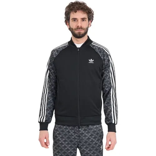 Zip-throughs , Herren, Größe: M - adidas Originals - Modalova