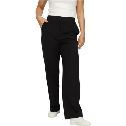 Straight Leg Dress Pants , female, Sizes: L, 2XL, XL, XS, M, S - 2-Biz - Modalova