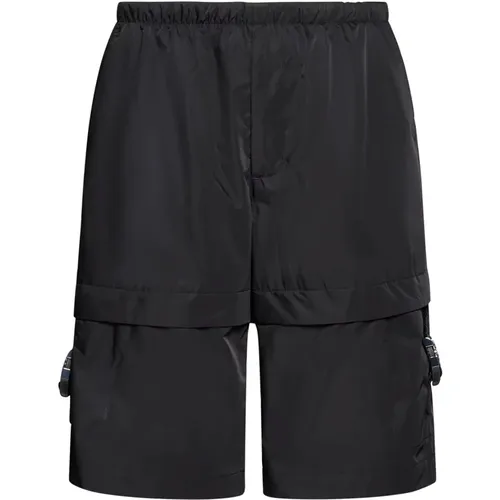 Schwarze Shorts mit Weißen/Blauen Akzenten - Givenchy - Modalova