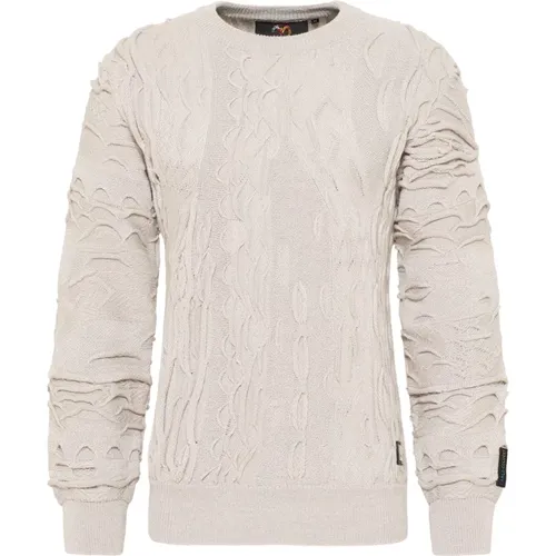 Solid Round Neck Sweater D`Andrea , male, Sizes: 3XL, S, XL, 4XL, M, L, XS, 2XL - carlo colucci - Modalova