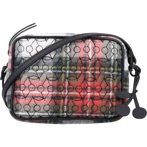 Coquelicot Karo Mesh Crossbody Tasche , Damen, Größe: ONE Size - Bonpoint - Modalova