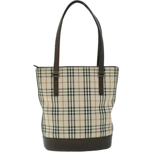 Pre-owned Leather totes , female, Sizes: ONE SIZE - Burberry Vintage - Modalova