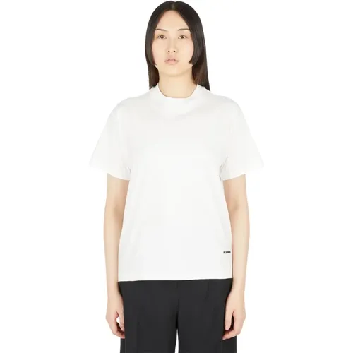 Luxus Blend T-Shirt Trio , Damen, Größe: M - Jil Sander - Modalova