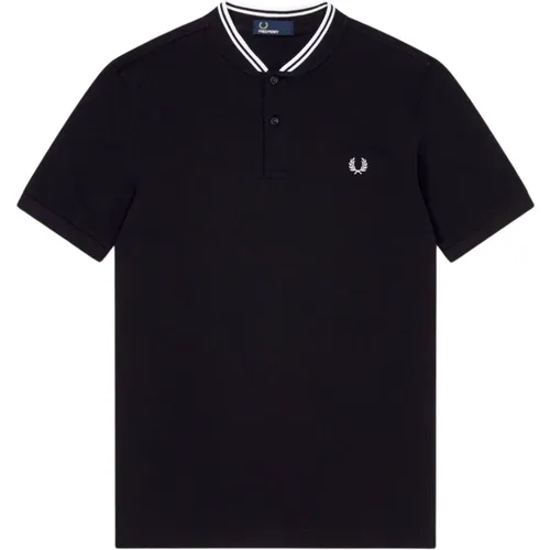 Bomberstil Baumwoll-Poloshirt , Herren, Größe: M - Fred Perry - Modalova