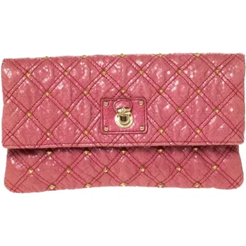 Pre-owned Leather clutches , female, Sizes: ONE SIZE - Marc Jacobs Pre-owned - Modalova