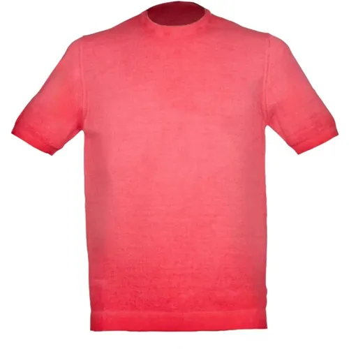 Reverse Cold Ribbed T-shirt , male, Sizes: 4XL, 3XL, XL, 2XL, M - Alpha Studio - Modalova