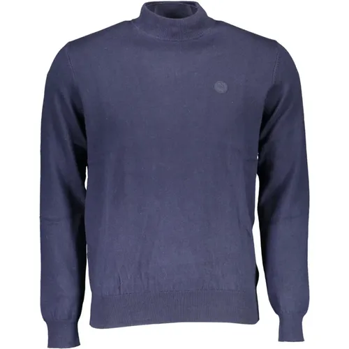 Umweltfreundlicher Blauer Rollkragenpullover , Herren, Größe: XL - North Sails - Modalova