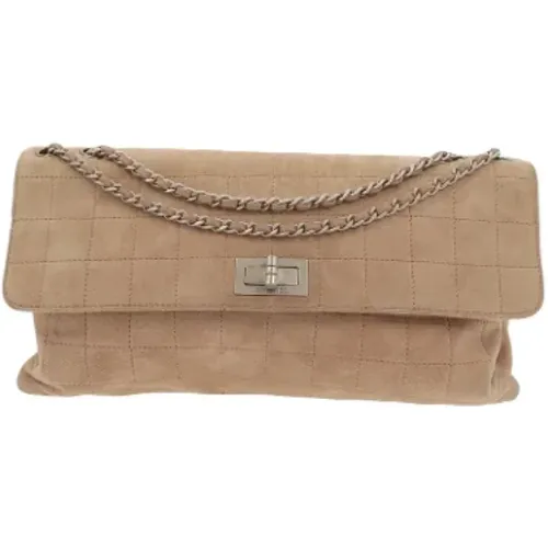 Pre-owned Suede chanel-bags , female, Sizes: ONE SIZE - Chanel Vintage - Modalova